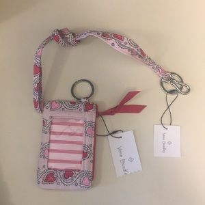 Vera Bradley lanyard and ID holder